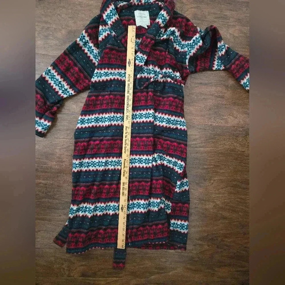 Vintage 90s Victoria Secret Country Womens Size Small Petite Southwestern Flee - Picture 6 of 8